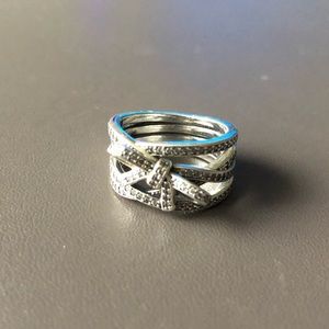 Pandora Entwined Bow Ring